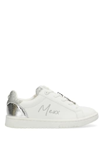 Mexx Sneakers zilverkleurig/wit
