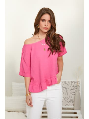 Rodier Lin Linnen blouse roze