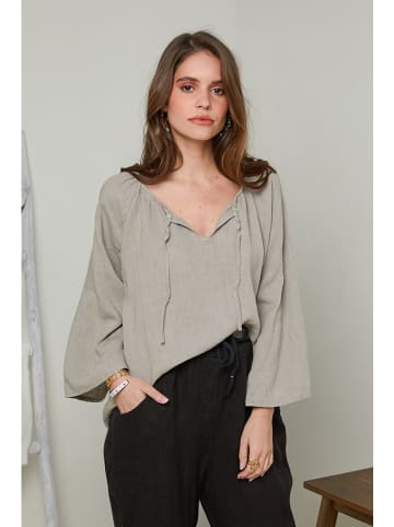 Rodier Lin Linnen blouse taupe