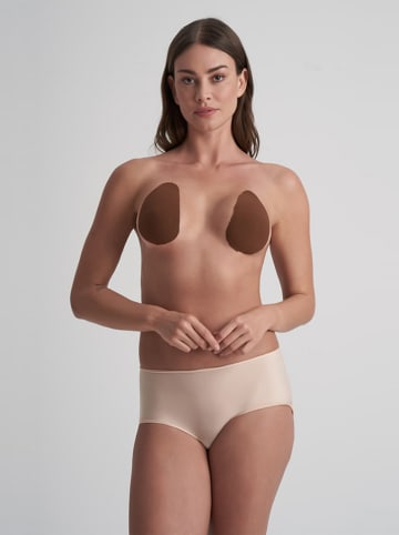 Bye Bra 6tlg. Brustwarzenpads-Set in Hellbraun
