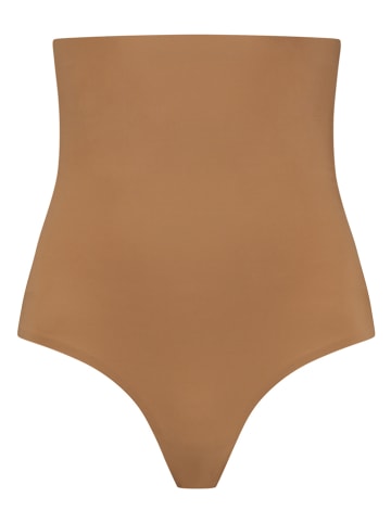 Bye Bra Stringi modelujące w kolorze jasnobrązowym