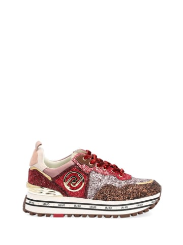 Liu Jo Sneakersy w kolorze czerwono-brązowym ze wzorem