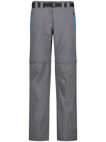 CMP Spodnie trekkingowe Zipp-Off w kolorze szarym
