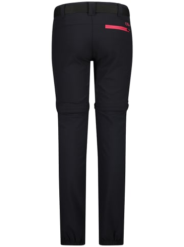 CMP Spodnie funkcyjne Zipp-Off w kolorze czarnym