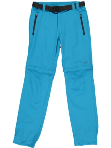 CMP Spodnie funkcyjne Zipp-Off w kolorze błękitnym
