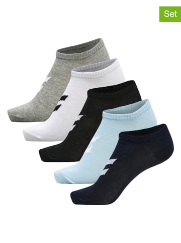 Hummel 5er-Set: Sneakers-Socken in Blau/ Bunt