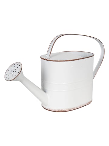 Clayre & Eef Dekoracyjna konewka w kolorze białym - wys. 25 cm