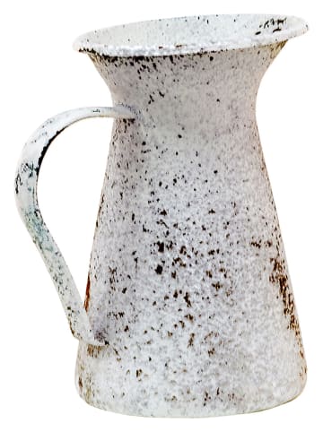 Clayre & Eef Dzbanek dekoracyjny w kolorze szarym - wys. 20 cm