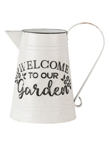 Clayre & Eef Decoratieve kan wit - (H)23 cm