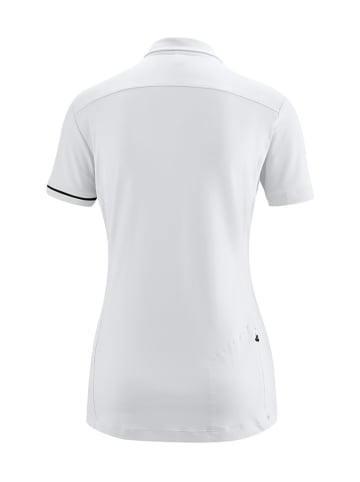 Gonso Koszulka kolarska polo "Upta" w kolorze białym