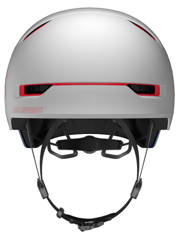 ABUS Kask rowerowy "Scraper 3.0" w kolorze biało-czerwonym