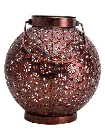 näve 2er-Set: LED-Solar-Dekoleuchten in Bronze - (H)19,5 cm