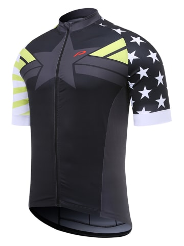 Protective Fahrradtrikot "Meteor" in Schwarz/ Bunt