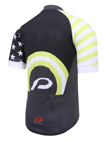 Protective Fahrradtrikot "Meteor" in Schwarz/ Bunt