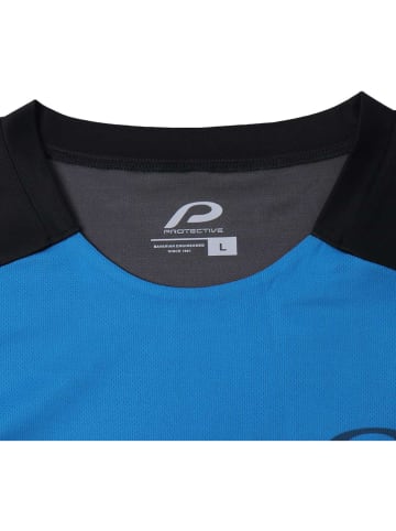 Protective Funktionsshirt "Shade" in Schwarz/ Blau