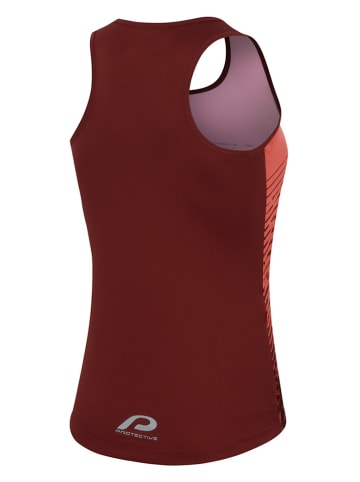 Protective Top kolarski "Roses For Me" w kolorze czerwonym