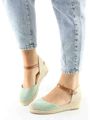 Sixth Sens Keilespadrilles in Mint
