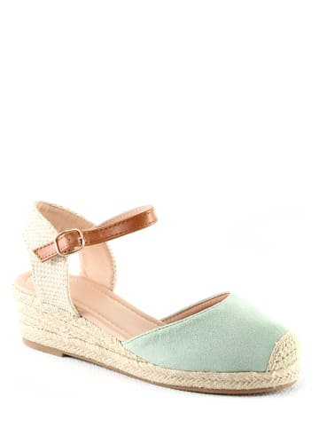Sixth Sens Keilespadrilles in Mint