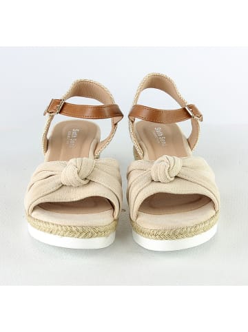 Sixth Sens Sleehaksandalen beige