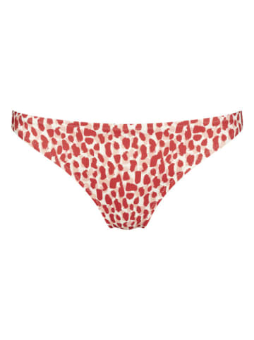 Sloggi Bikini-Hose in Rot/ Beige