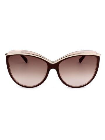 Longchamp Dameszonnebril bruin/goudkleurig