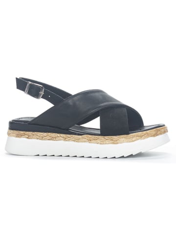 London & London Sandalen zwart