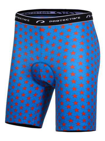Protective Fahrradboxershorts "Meteor" in Blau
