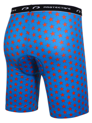 Protective Fietsboxershort "Meteor" blauw