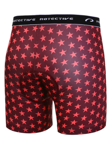 Protective Fahrradboxershorts "Sweet Jane" in Rot
