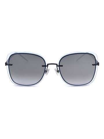 Hugo Boss Damen-Sonnenbrille in Hellblau-Schwarz/ Grau