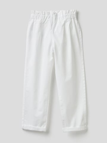 Benetton Spodnie w kolorze białym