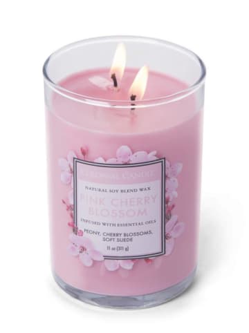 Colonial Candle Geurkaars "Pink Cherry Blossom" roze - 311 g