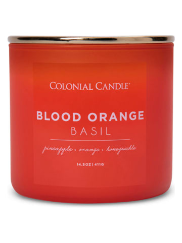 Colonial Candle Geurkaars "Blood Orange Basil" oranje - 411 g