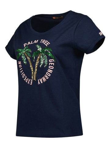 Geographical Norway Shirt in Dunkelblau