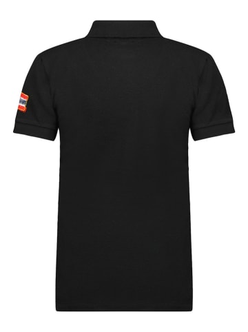 Geographical Norway Poloshirt "Kerry" in Schwarz