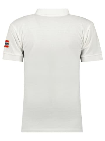 Geographical Norway Koszulka polo "Kerry" w kolorze białym