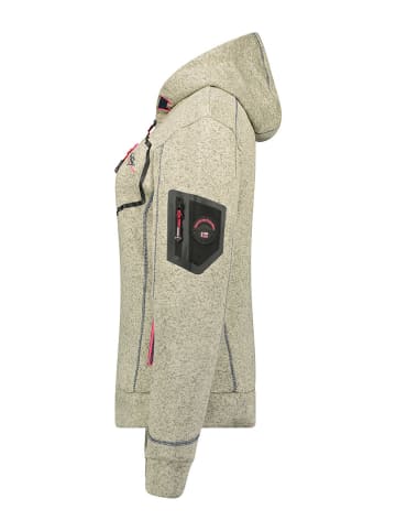 Geographical Norway Fleecejacke "Telectra" in Grau/ Beige