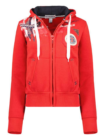 Geographical Norway Sweatjacke "Fespote" in Rot