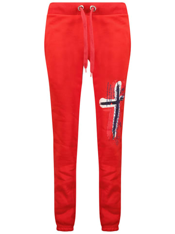 Geographical Norway Spodnie dresowe "Matuvu" w kolorze czerwonym