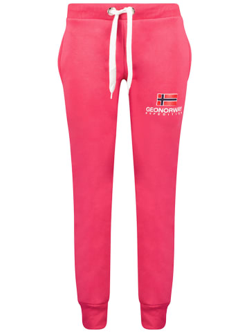 Geographical Norway Spodnie dresowe "Max" w kolorze różowym