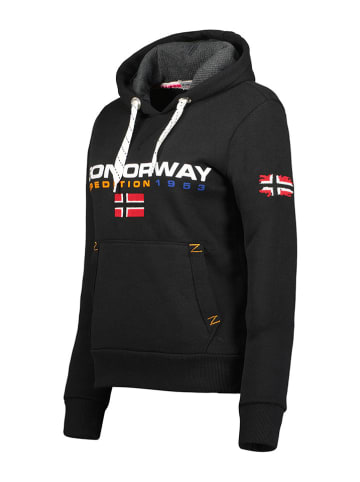 Geographical Norway Hoodie "Goliver" zwart