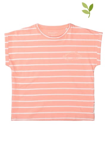 Marc O'Polo Junior Koszulka w kolorze brzoskwiniowym