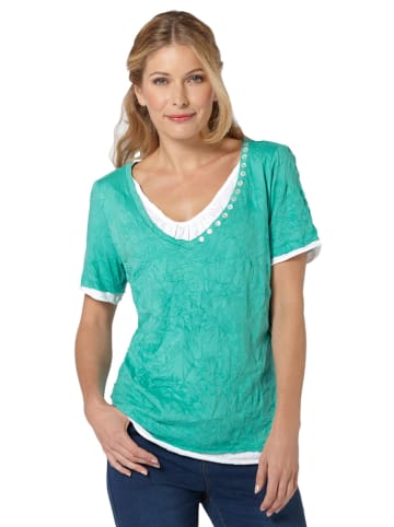 CL Shirt turquoise/wit