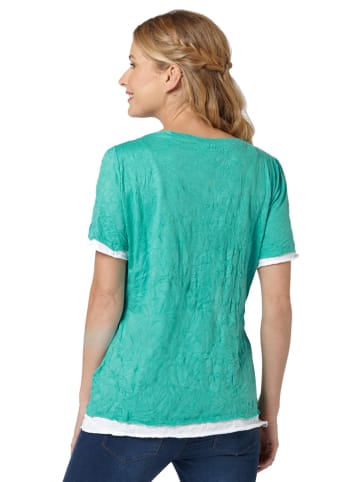 CL Shirt turquoise/wit