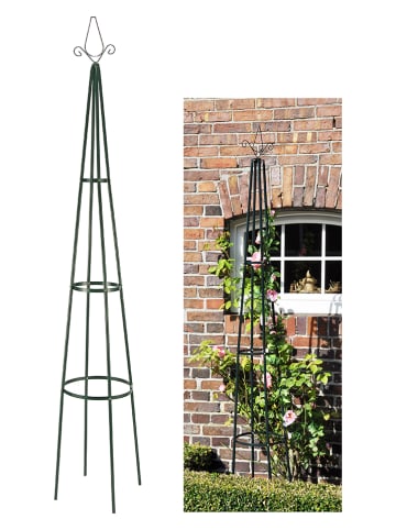 Garden Hero Podpórka w kolorze zielonym na rośliny - wys. 200 x Ø 35 cm