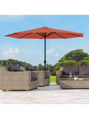 Nature Fellow Parasol przeciwsłoneczny w kolorze pomarańczowym - wys. 250 x Ø 300 cm
