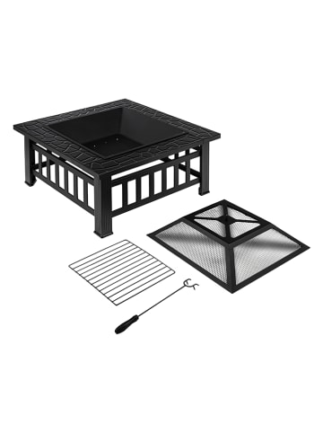 Profigarden Vuurkorf zwart - (B)81 x (H)45 x (D)81 cm