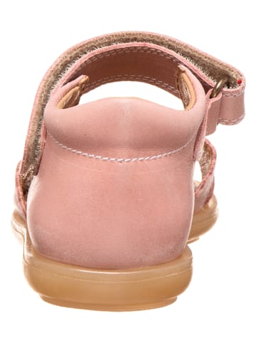 POM POM Leder-Sandalen in Rosa