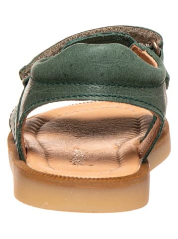 POM POM Leren sandalen groen