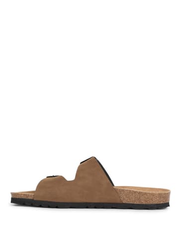 BAYTON Slippers "Athol" lichtbruin